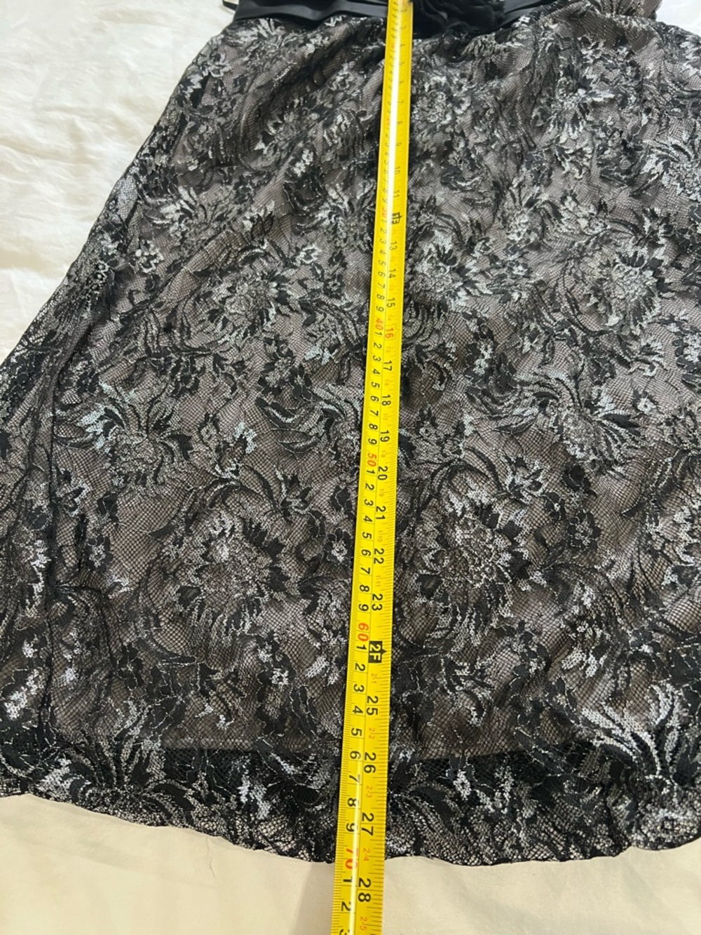 BCBG Paris Black Lace Halter Cocktail Dress size 2 - Picture 2 of 6